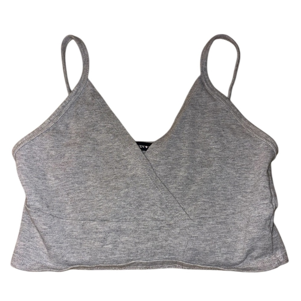 Brandy Melville Gray Wrap Bralette
